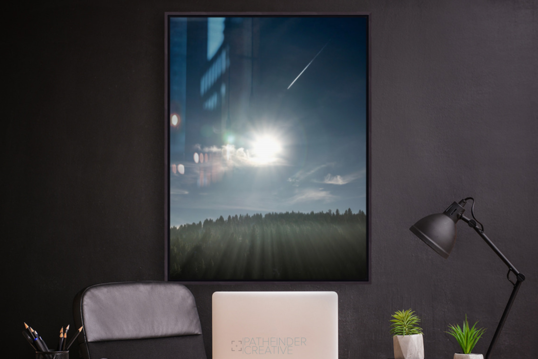 God Rays (HD Metal Print)