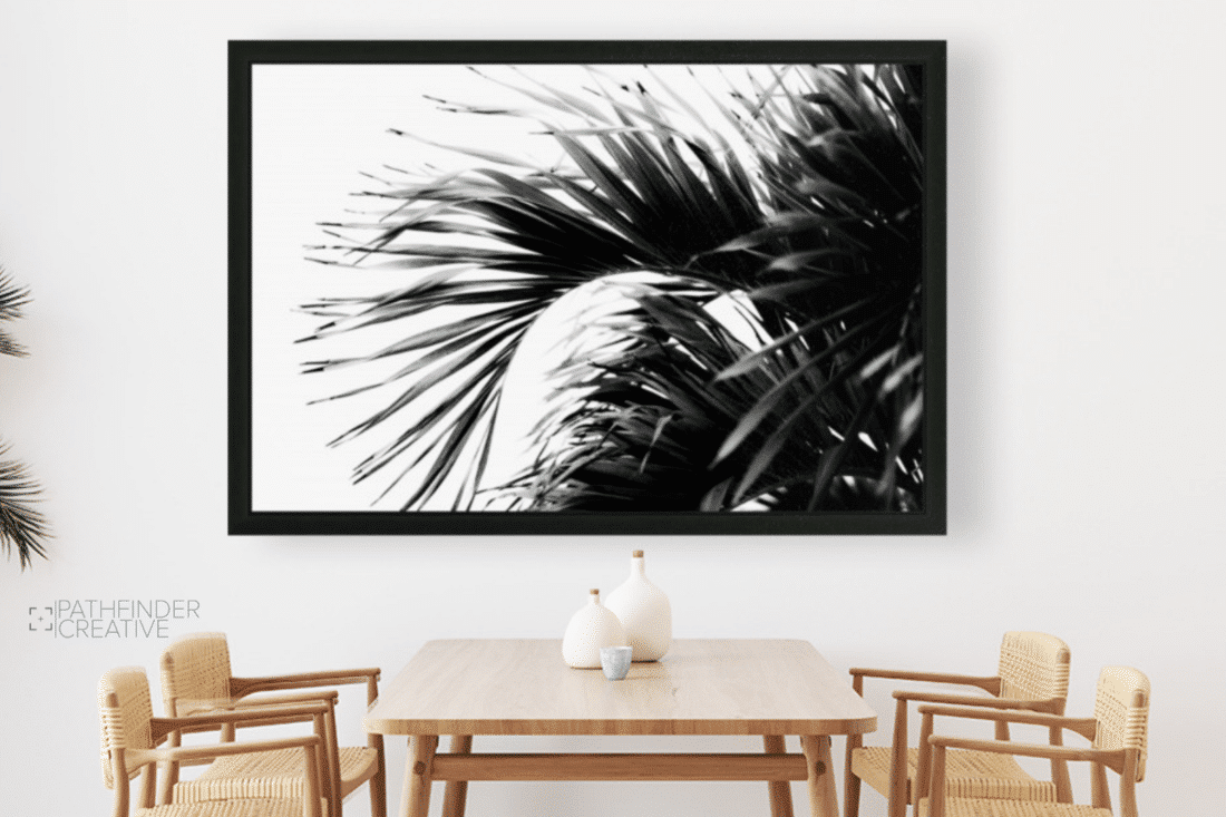 The Shape of Palm (HD Metal Print)