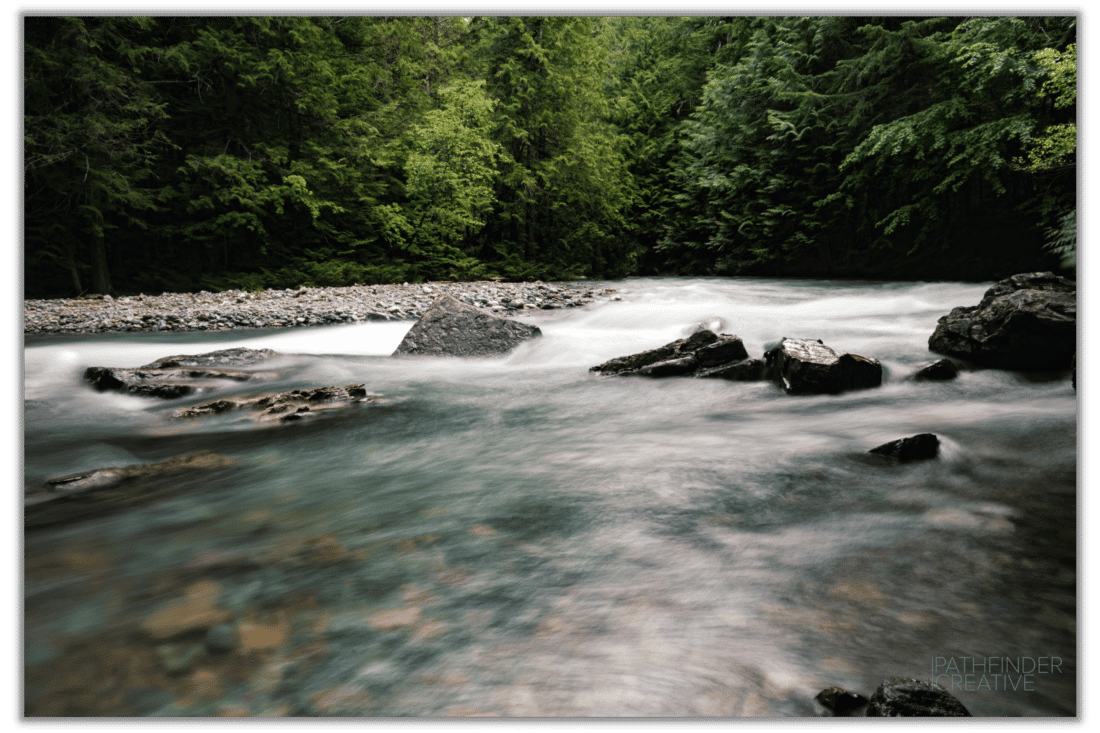 Avalanche Creek (Canvas Print)