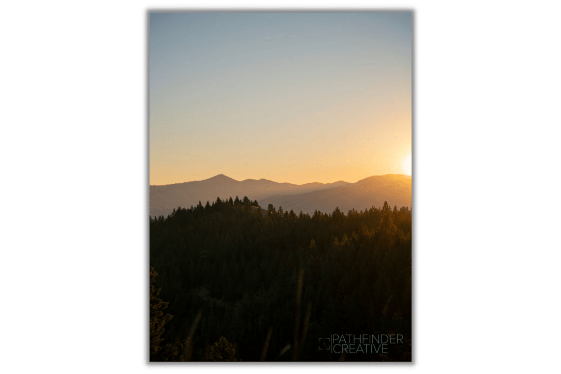 Soft Sunrise (Canvas or Wood Print)