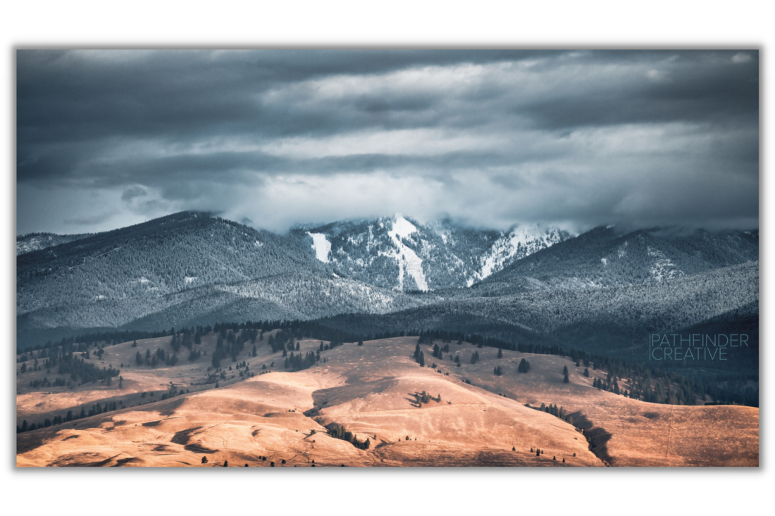 Dark Mountain (Canvas, Wood, or HD Metal Print)